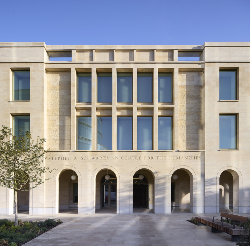 2 external view of the stephen a schwarzman centre for the humanities university of oxford photograph c hufton crow small